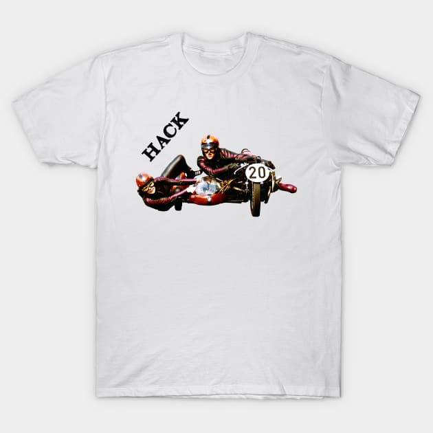 Hack Motorcycle Sidecar Racing T-Shirt by TripleTreeAdv